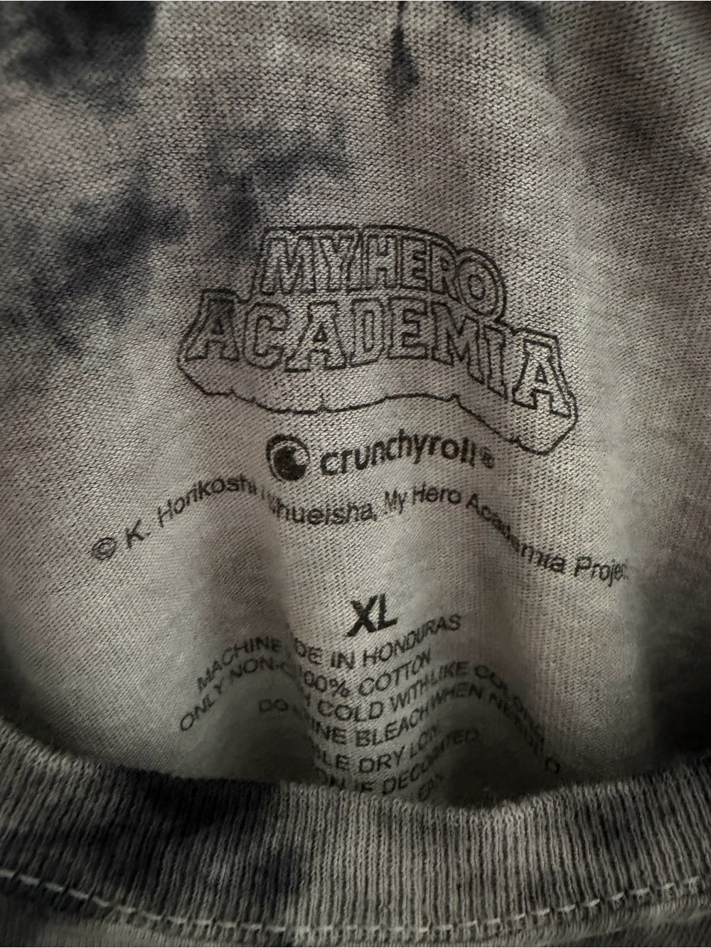 My Hero Academia Crunchyroll T-Shirt Men’s XL Tie Dye Deku Bakugo Todoroki Anime - Picture 2 of 3